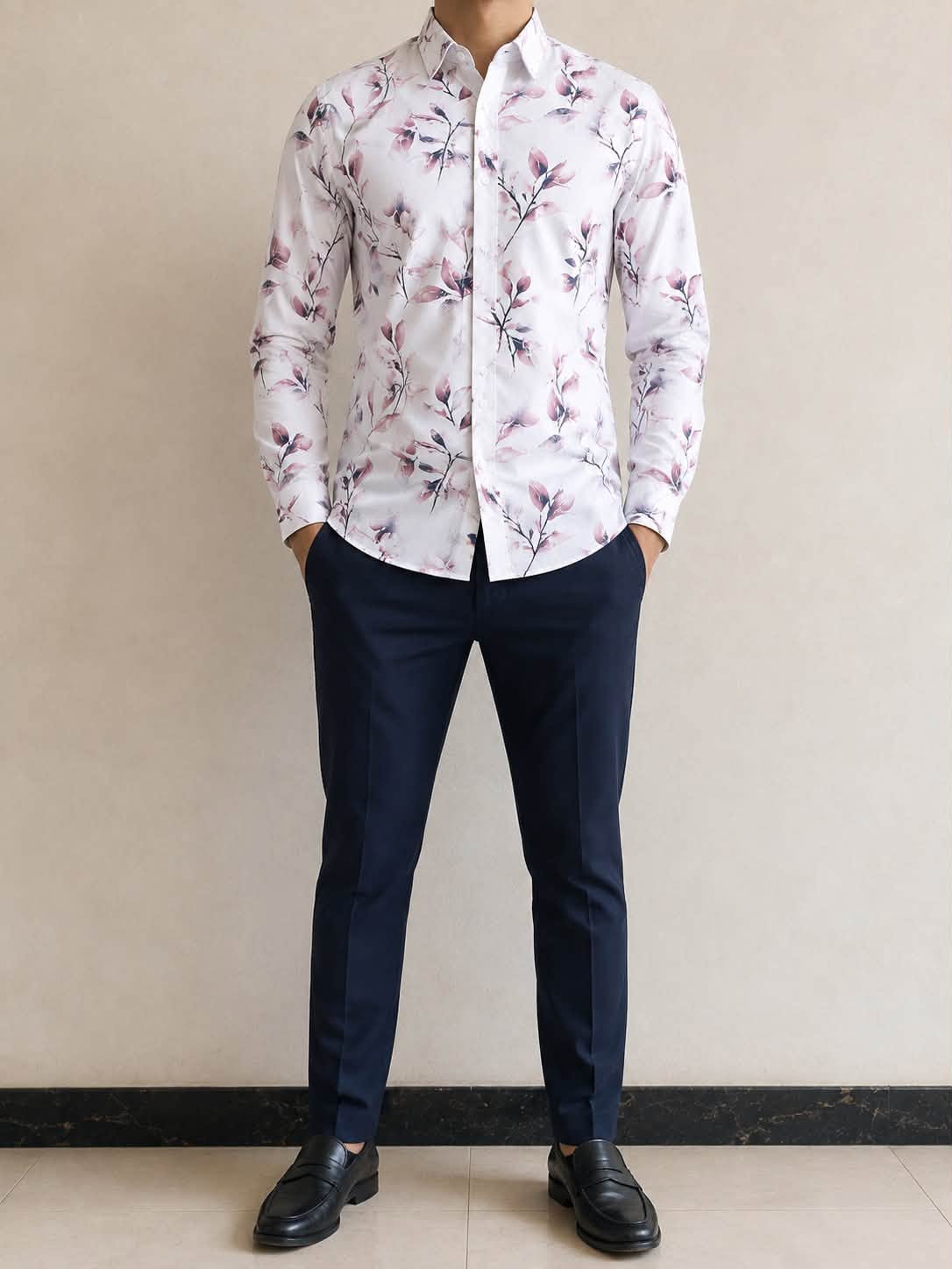 Family Outfit men's floral shirt